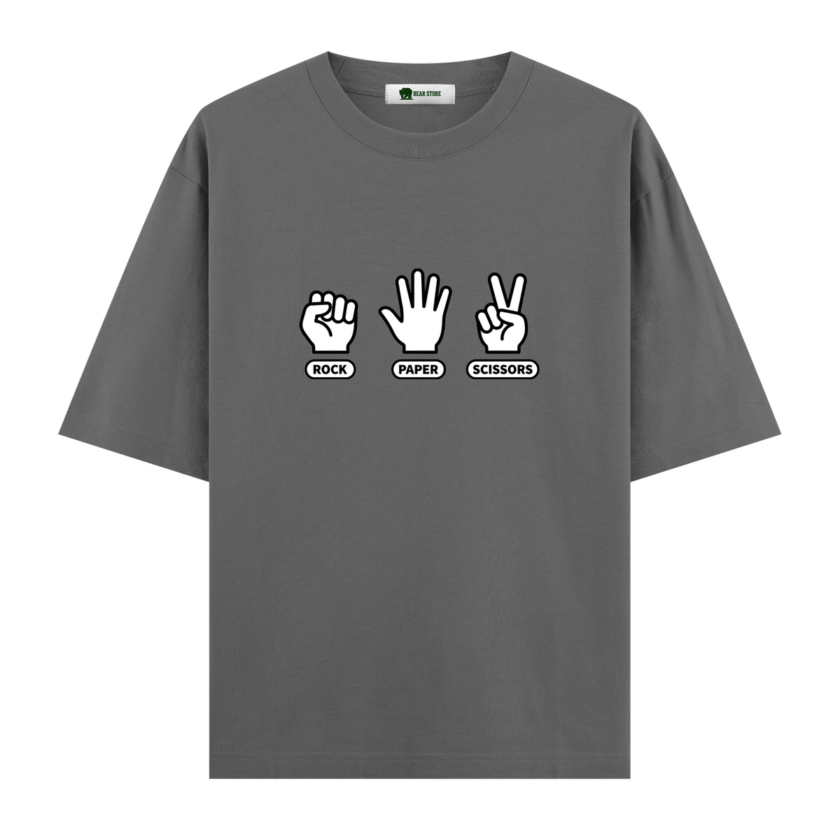 Rock Paper Scissors - Oversize T-shirt