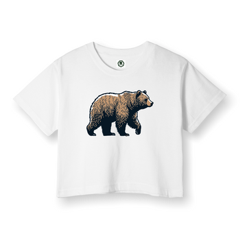 Timberline Bear - Crop T-Shirt