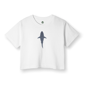 Shark Draw - Crop T-Shirt