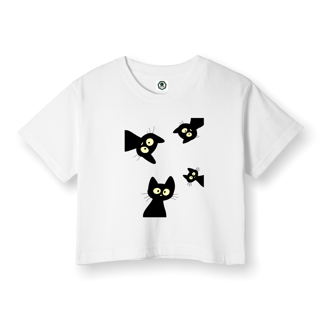 Cats - Crop T-Shirt