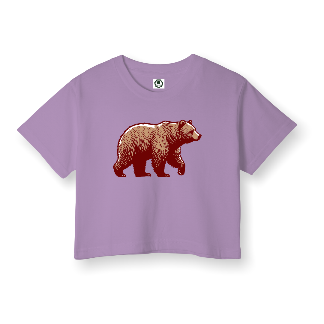 Timberline Bear - Crop T-Shirt