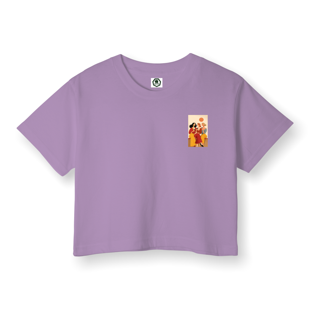 Wine O'Clock - Crop T-Shirt