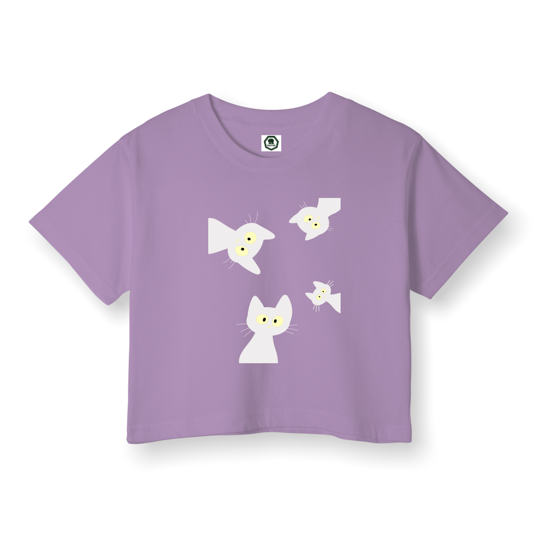 Cats - Crop T-Shirt