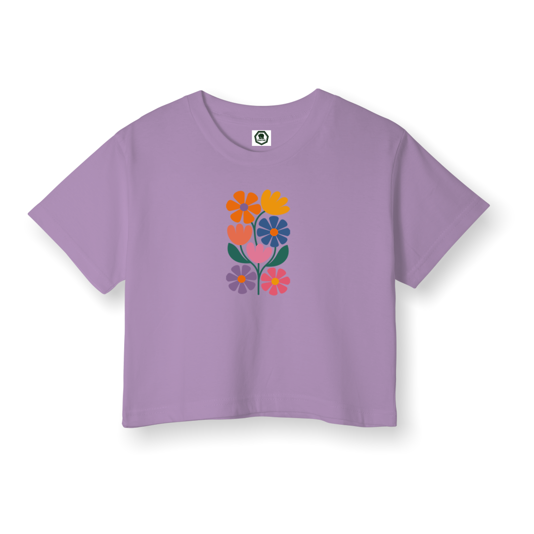 Flowers - Crop T-Shirt