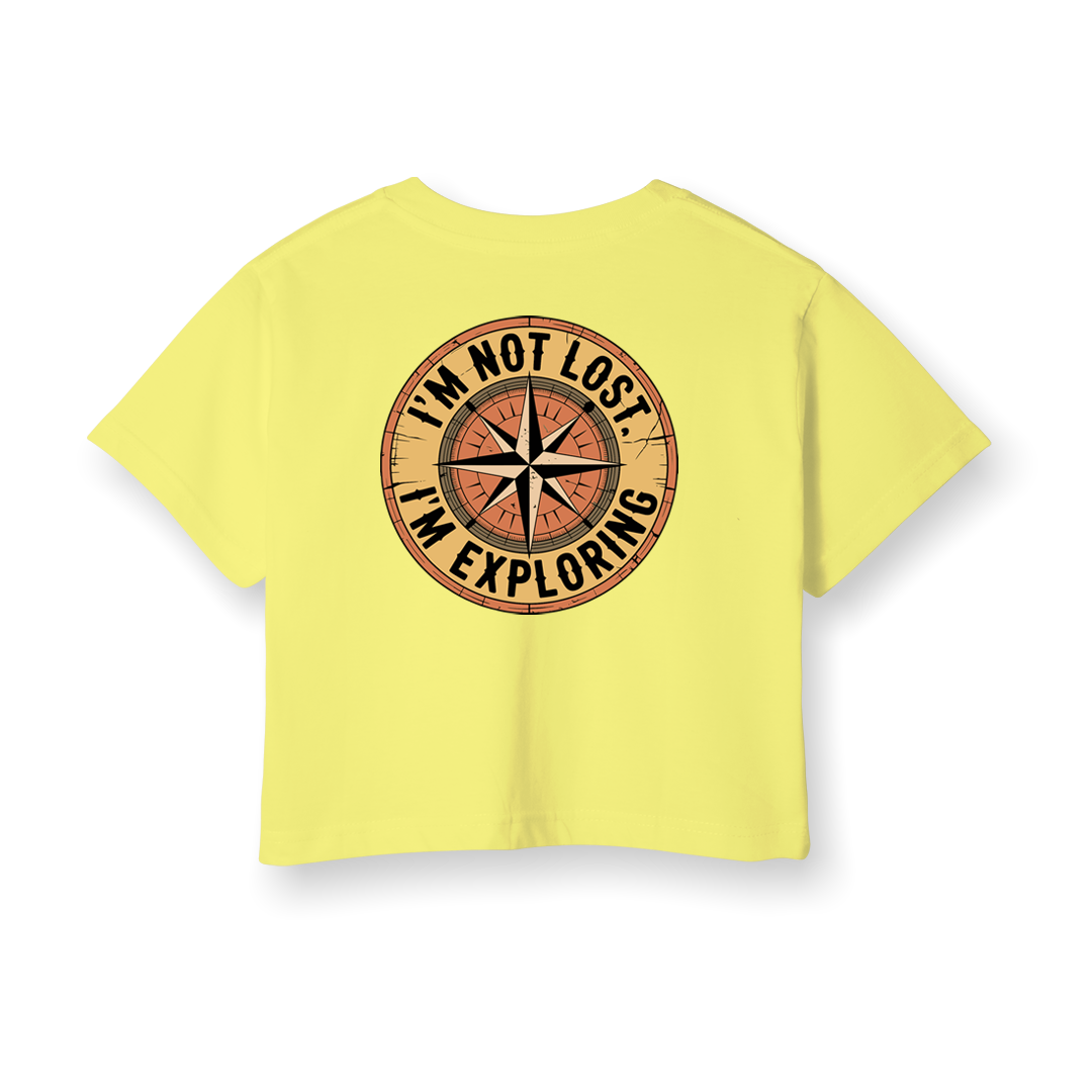 I'm Exploring - Crop T-Shirt