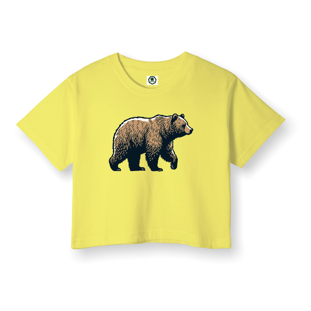 Timberline Bear - Crop T-Shirt