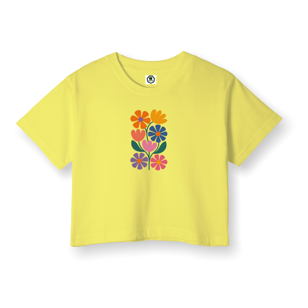 Flowers - Crop T-Shirt