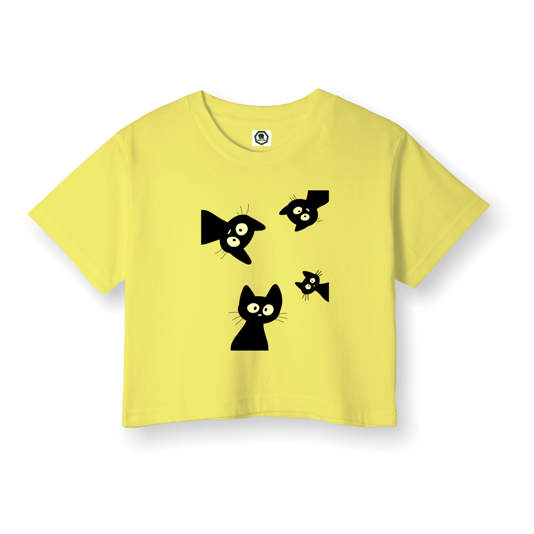 Cats - Crop T-Shirt