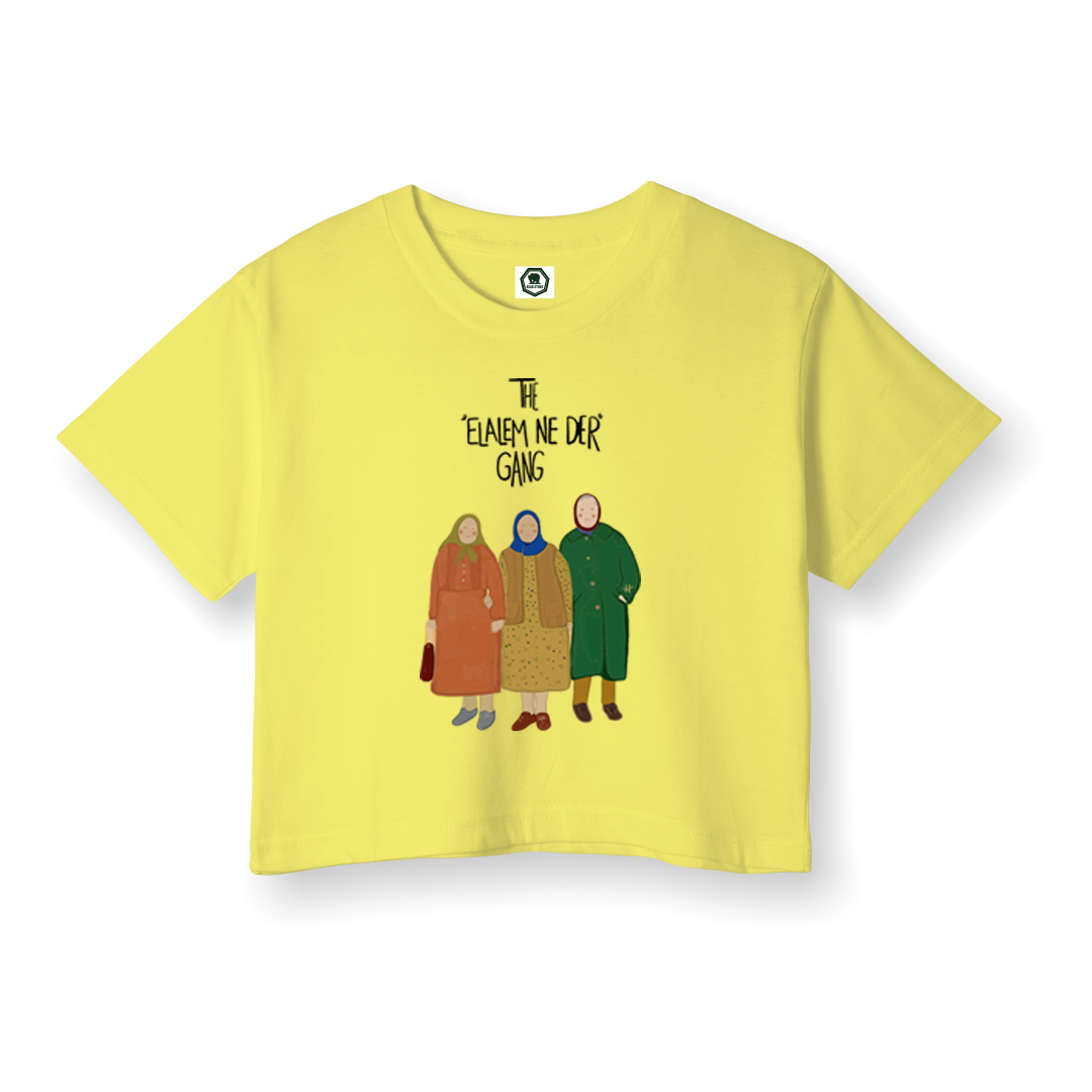The Elalem Ne Der Gang - Crop T-Shirt