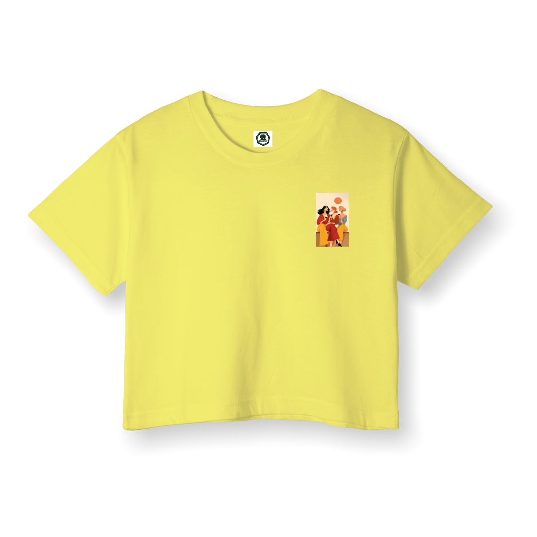 Wine O'Clock - Crop T-Shirt