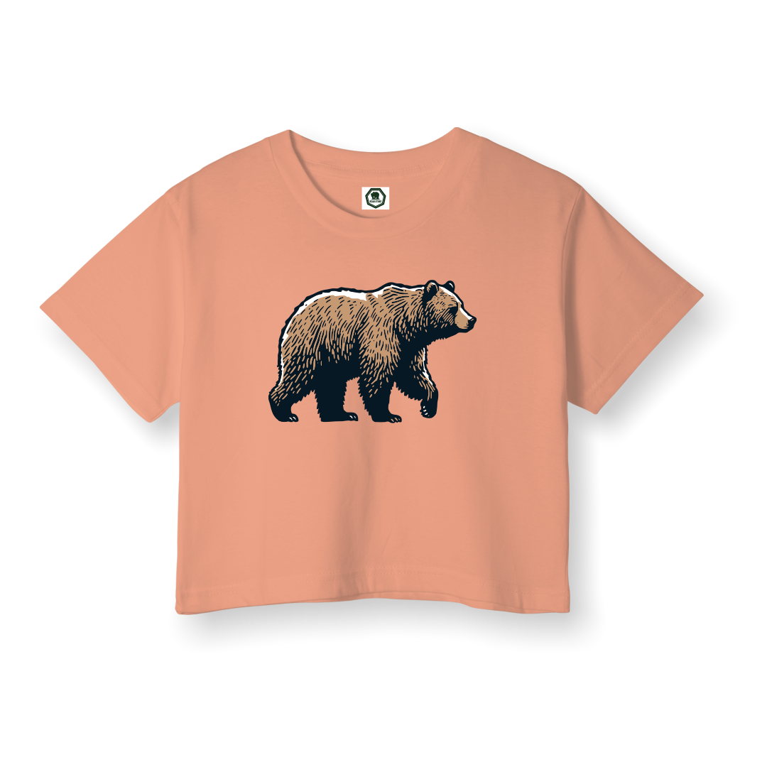 Timberline Bear - Crop T-Shirt