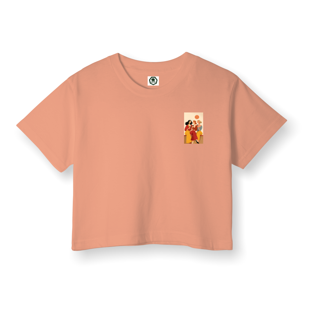 Wine O'Clock - Crop T-Shirt