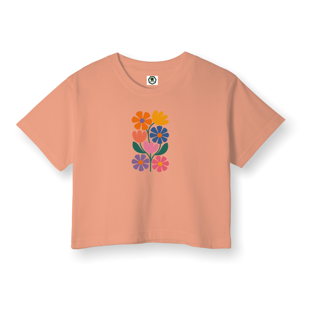 Flowers - Crop T-Shirt