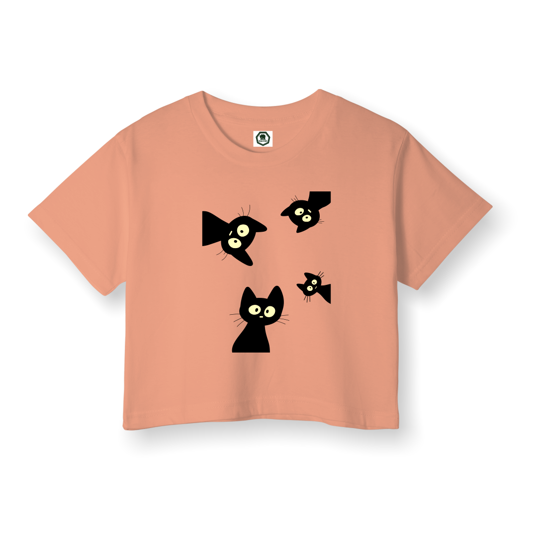 Cats - Crop T-Shirt