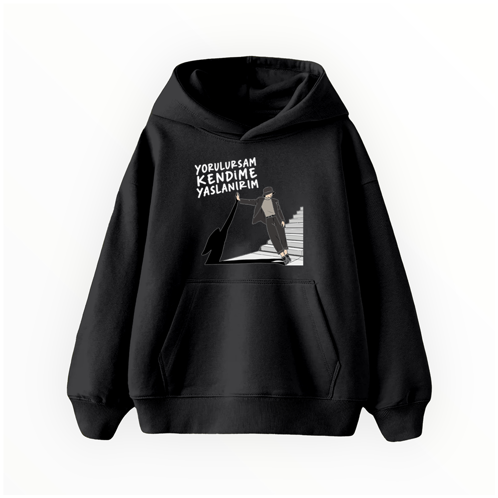 Yorulursam Kendime Yaslanırım - Çocuk Hoodie