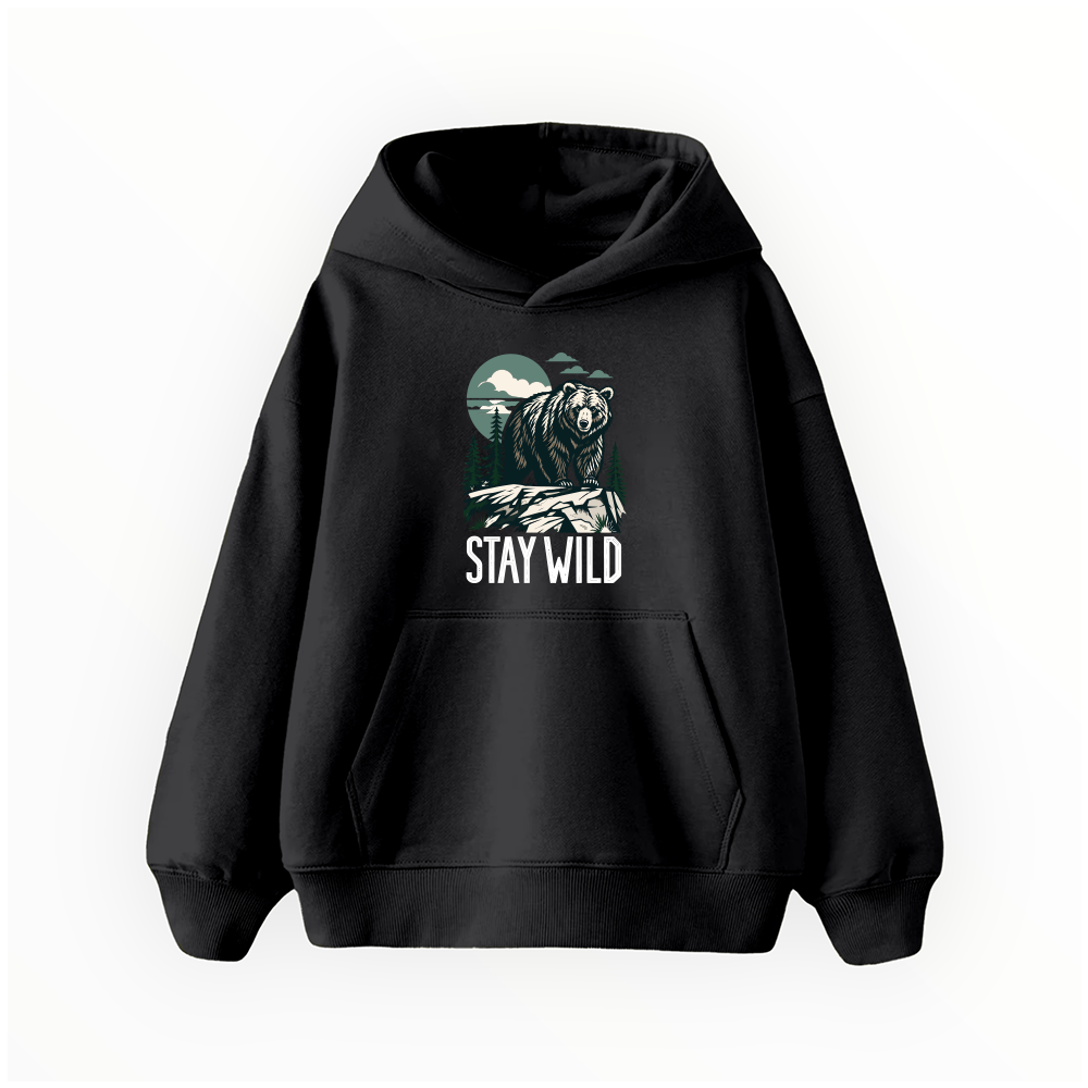 Stay Wild - Çocuk Hoodie