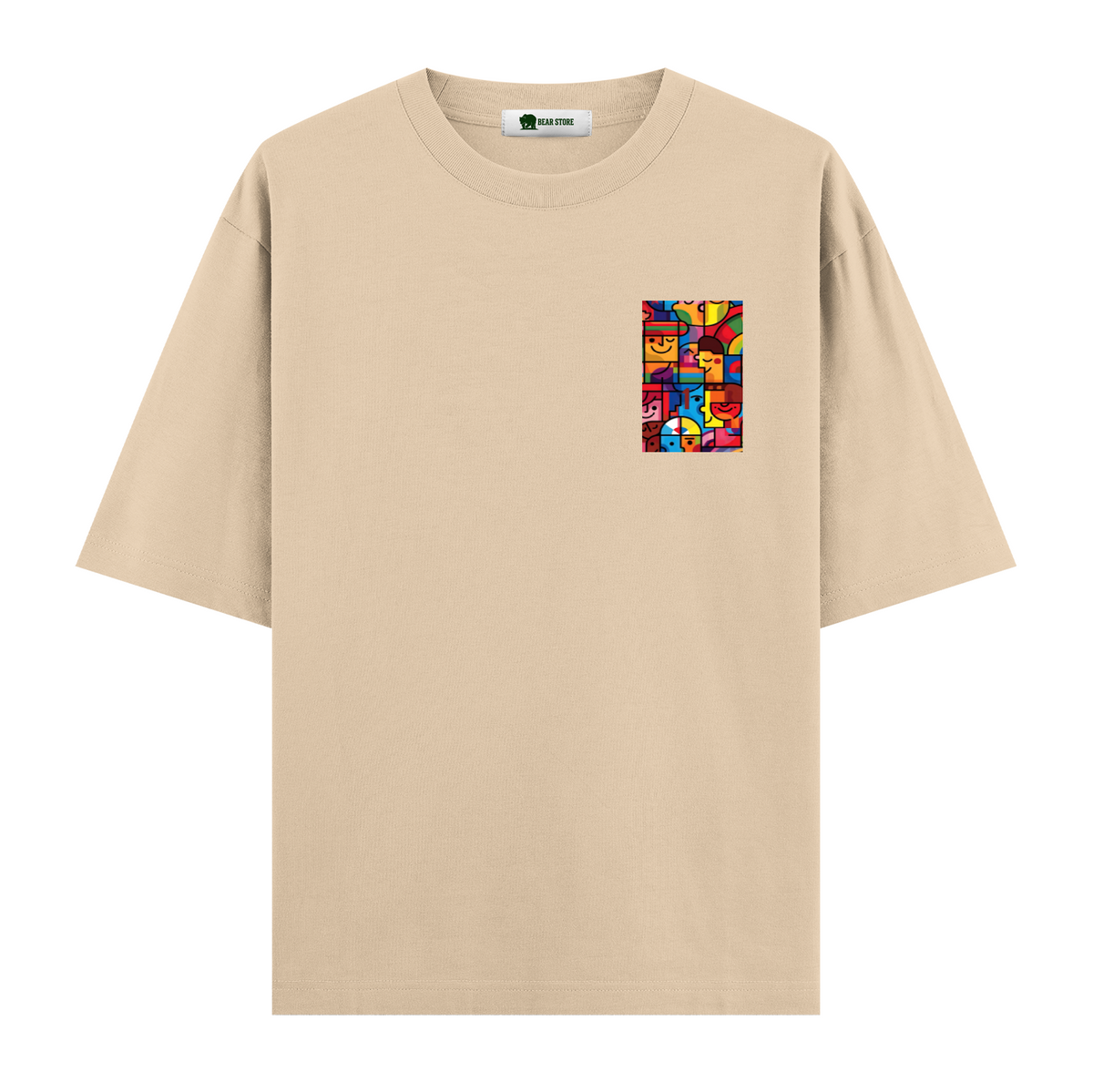 Cubist Society - Oversize T-shirt