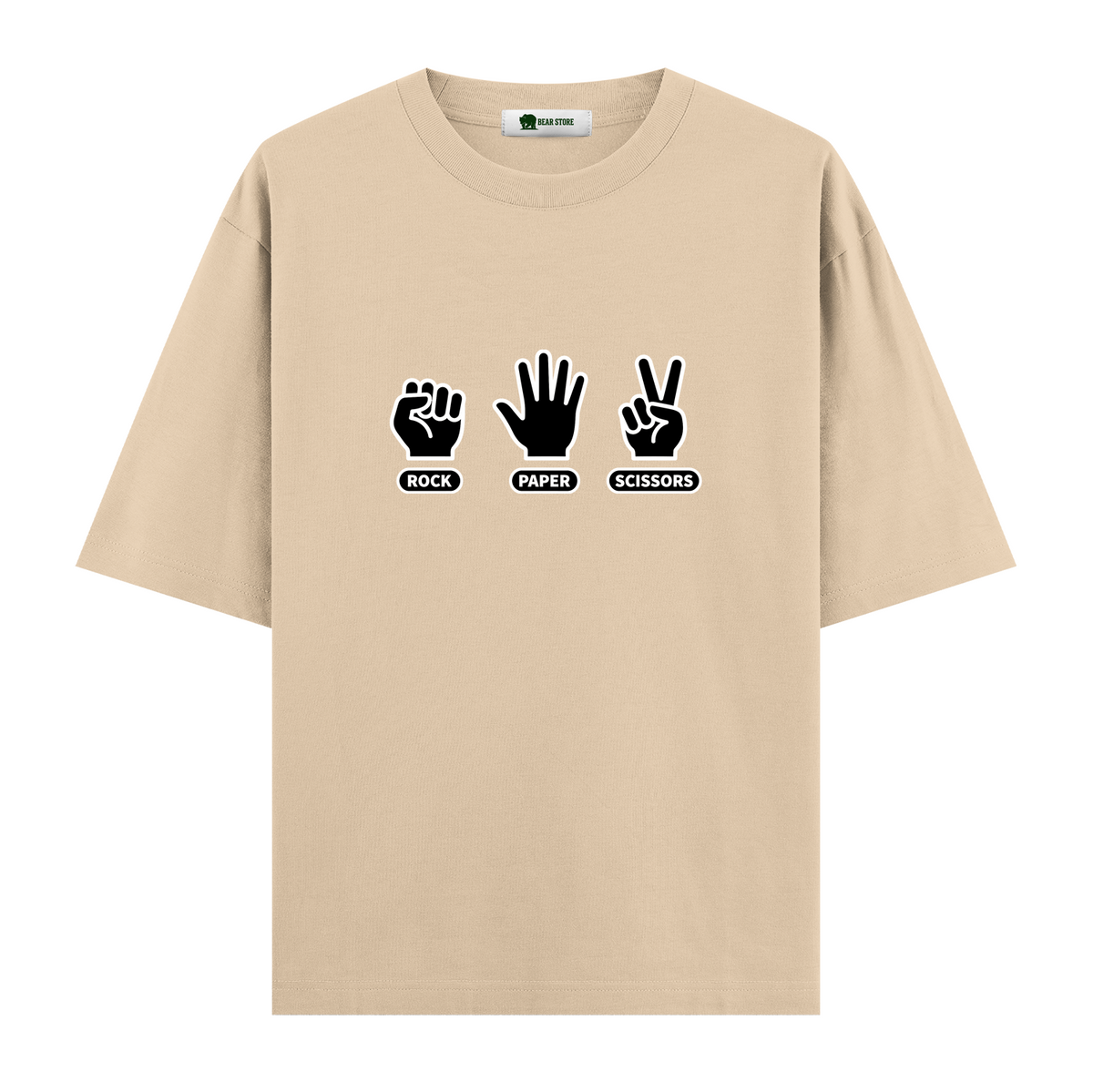 Rock Paper Scissors - Oversize T-shirt
