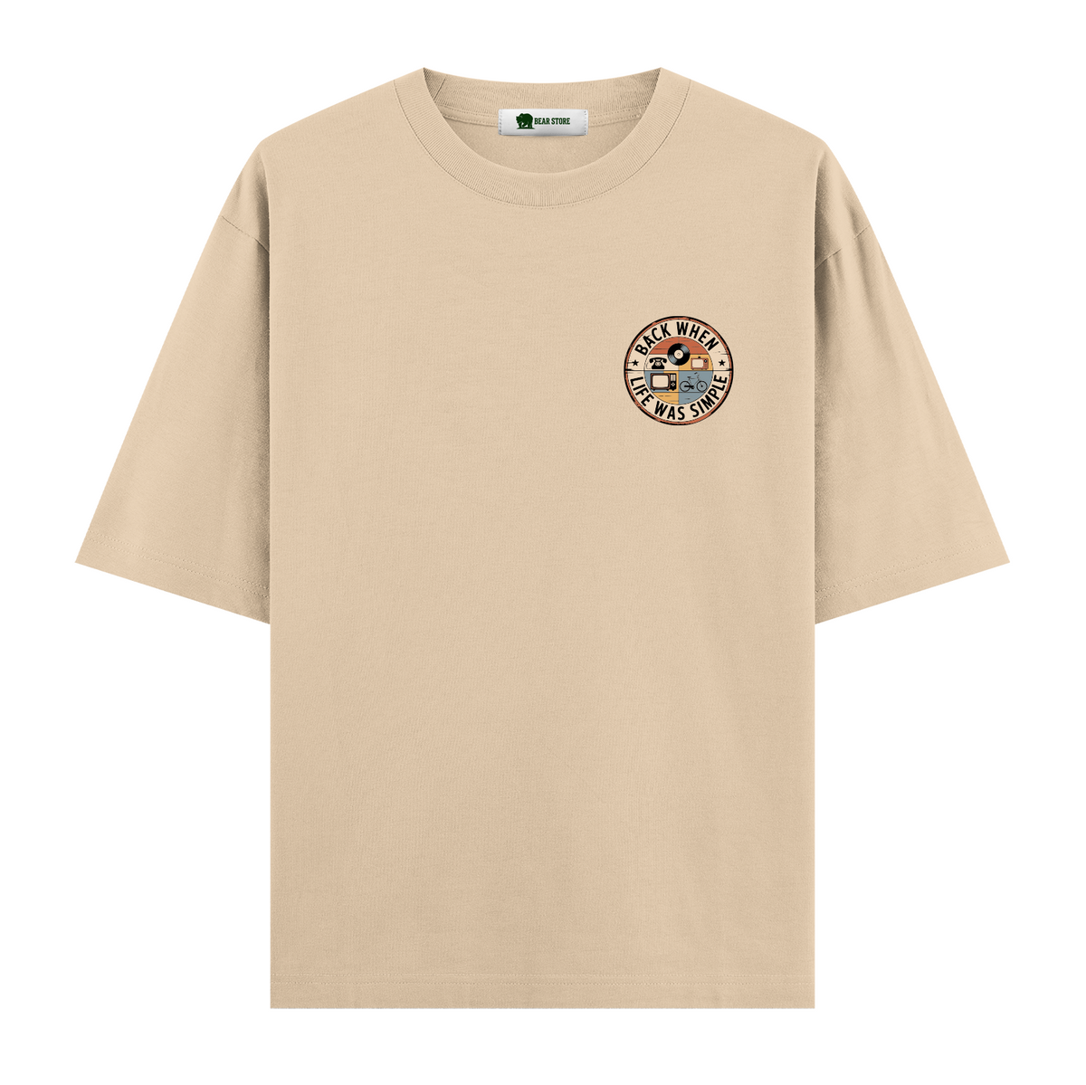 Life Was Simple - Oversize T-shirt
