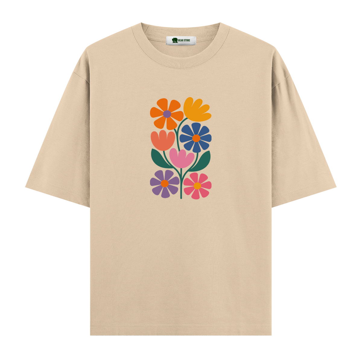 Flowers - Oversize T-shirt
