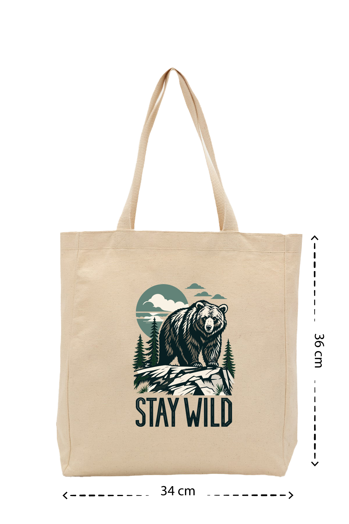 Stay Wild - Kanvas Çanta