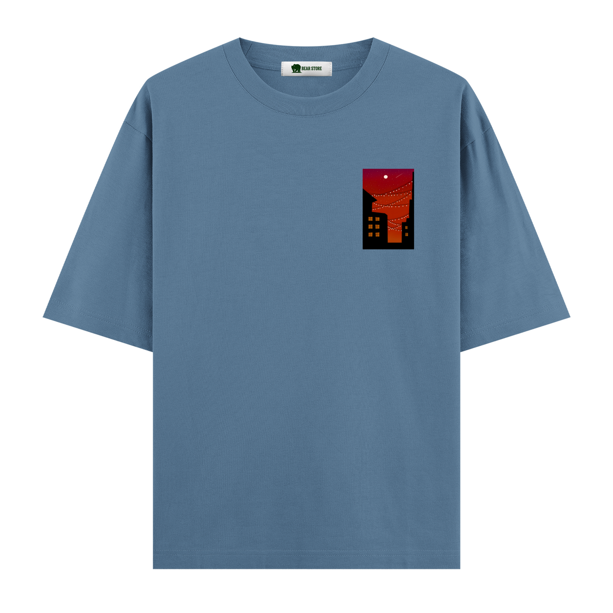 Crimson Lights - Oversize T-shirt