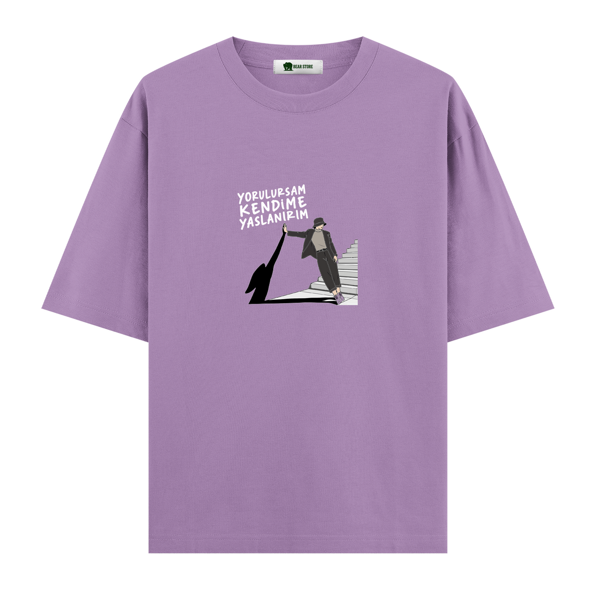 Yorulursam Kendime Yaslanırım - Oversize T-shirt