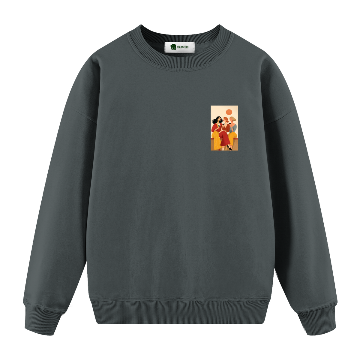 Wine O'Clock - Oversize Sweatshirt