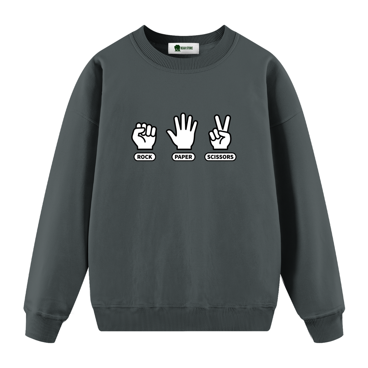 Rock Paper Scissors - Oversize Sweatshirt