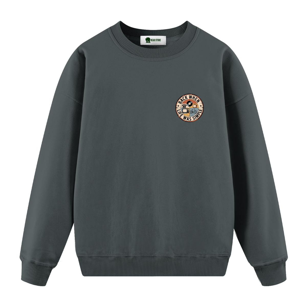 Life Was Simple - Oversize Sweatshirt