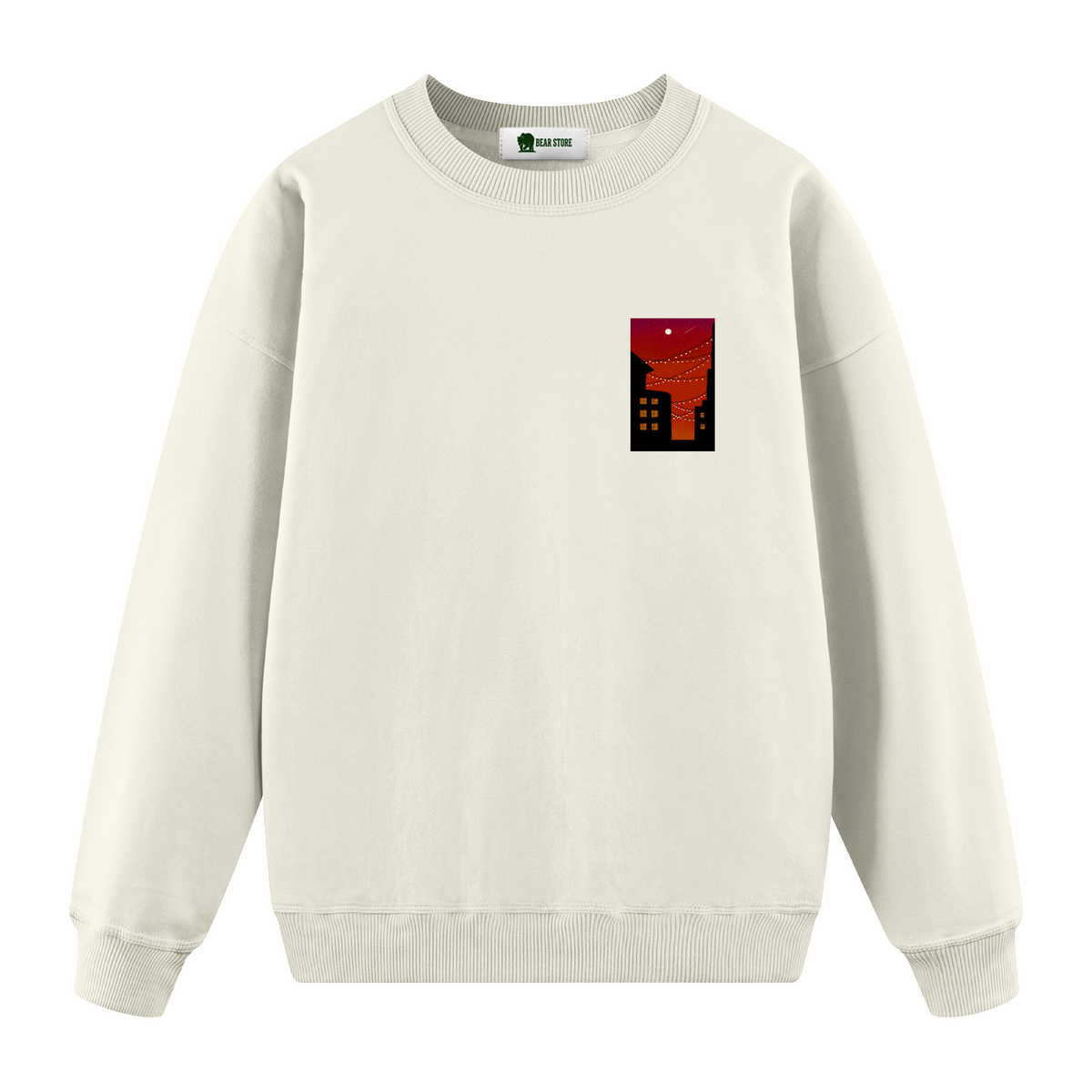 Crimson Lights - Oversize Sweatshirt