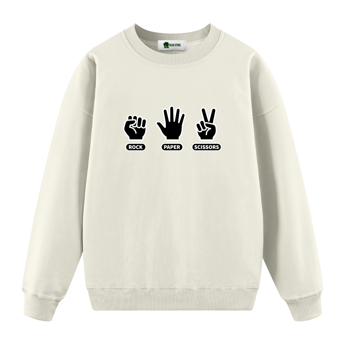 Rock Paper Scissors - Oversize Sweatshirt
