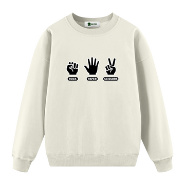Rock Paper Scissors - Oversize Sweatshirt