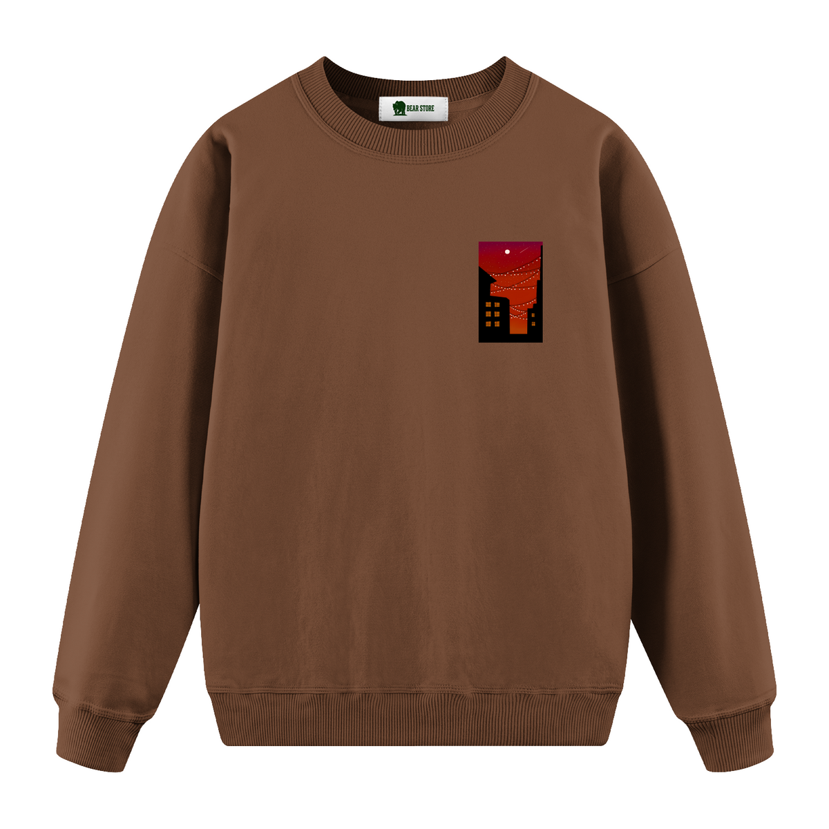 Crimson Lights - Oversize Sweatshirt