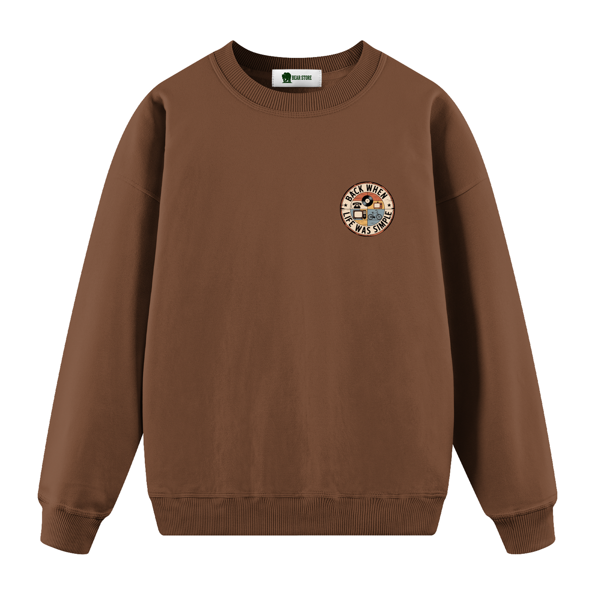 Life Was Simple - Oversize Sweatshirt