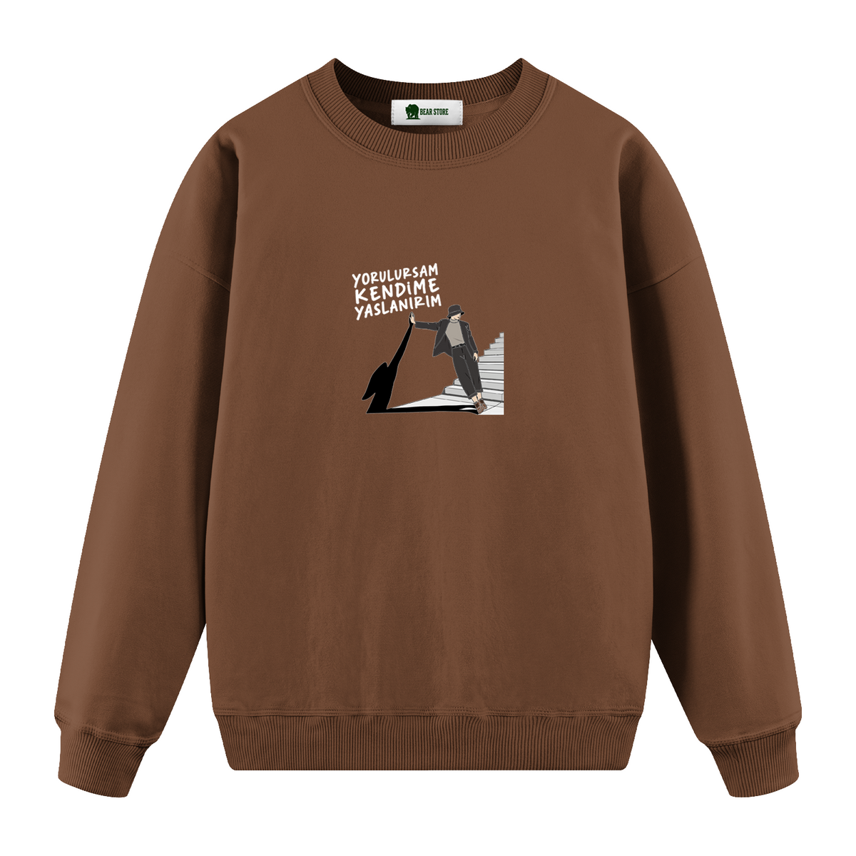 Yorulursam Kendime Yaslanırım - Oversize Sweatshirt