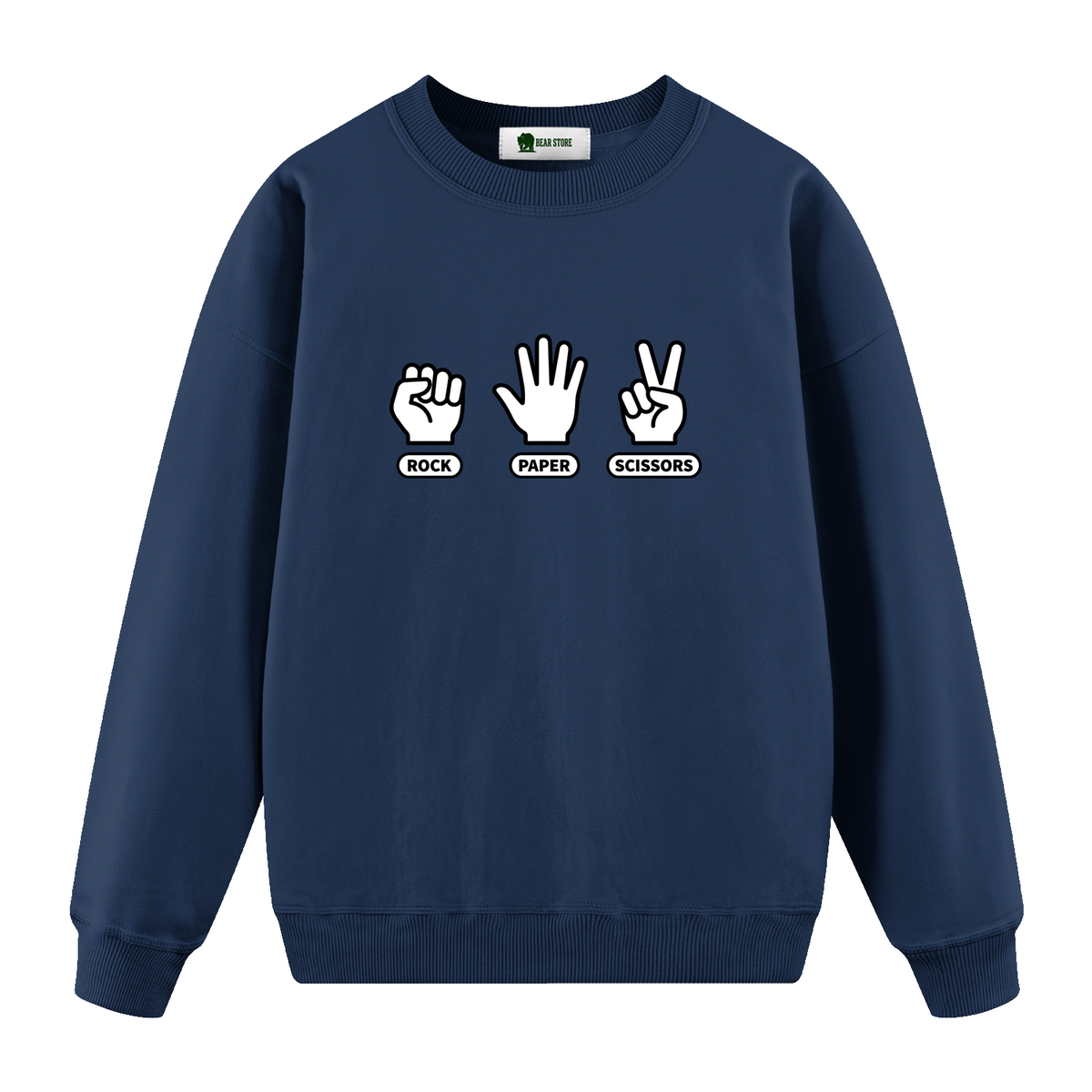 Rock Paper Scissors - Oversize Sweatshirt