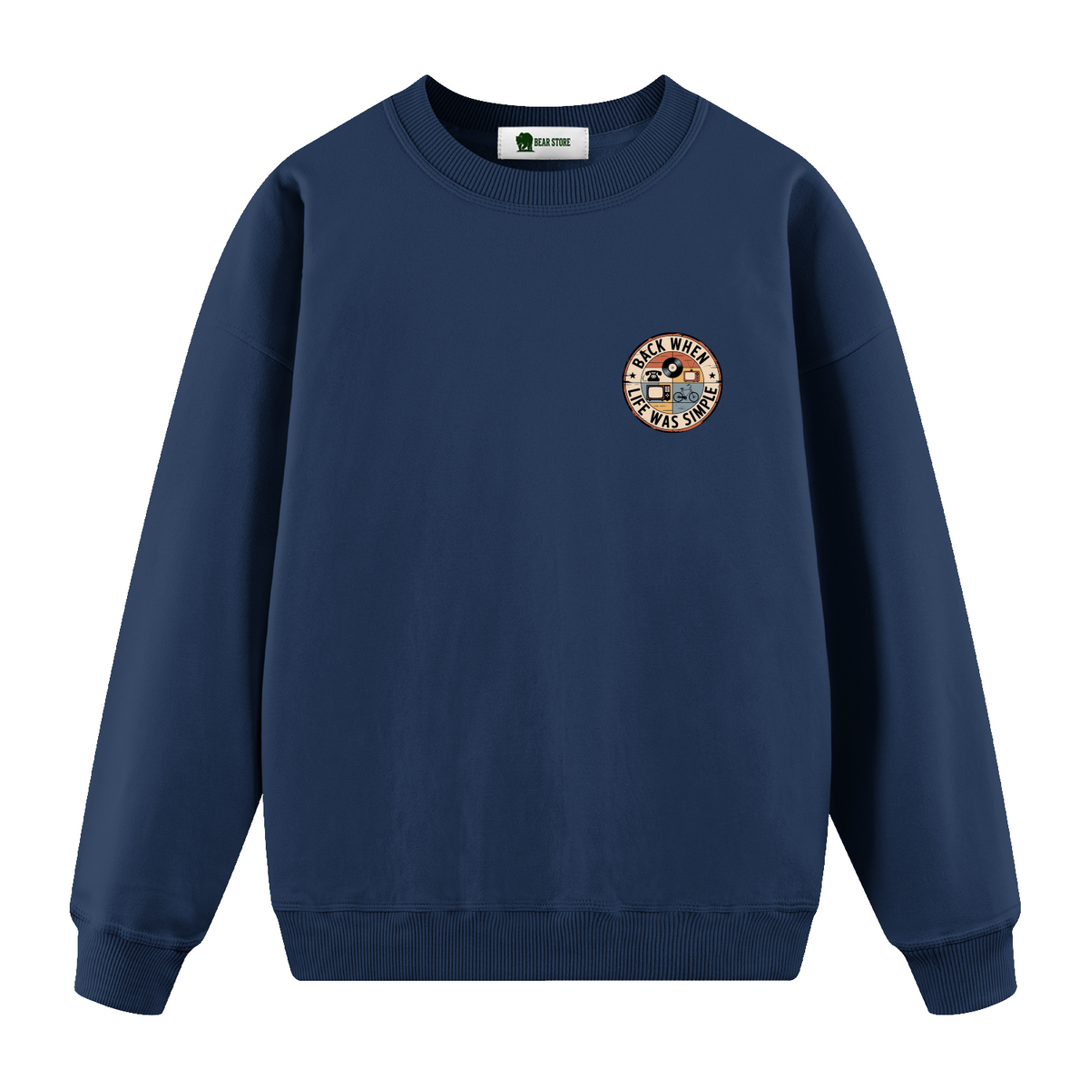 Life Was Simple - Oversize Sweatshirt