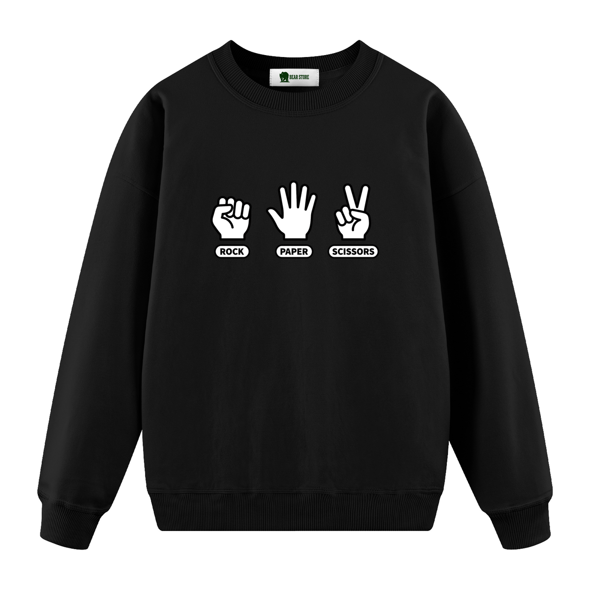 Rock Paper Scissors - Oversize Sweatshirt