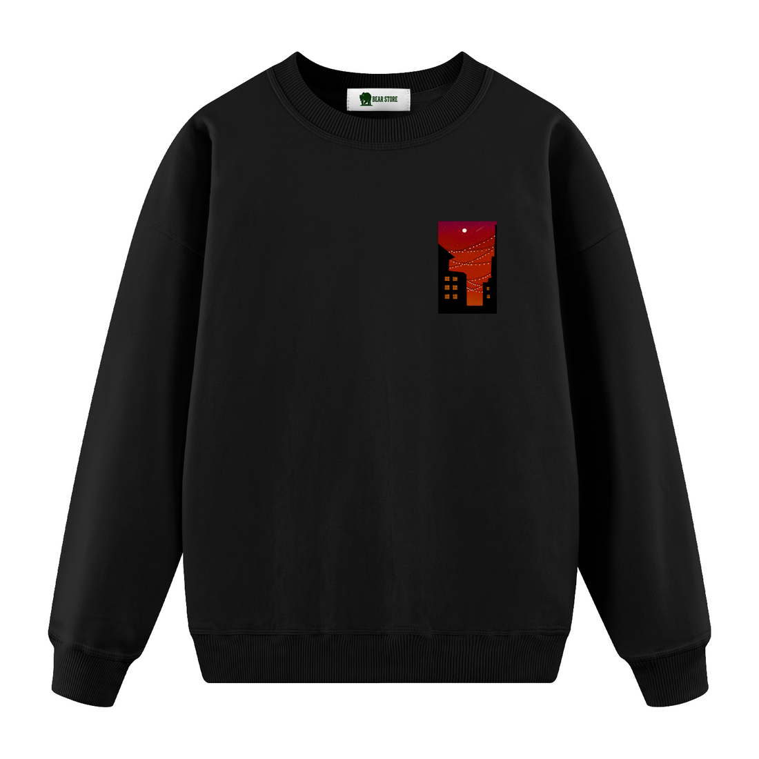 Crimson Lights - Oversize Sweatshirt