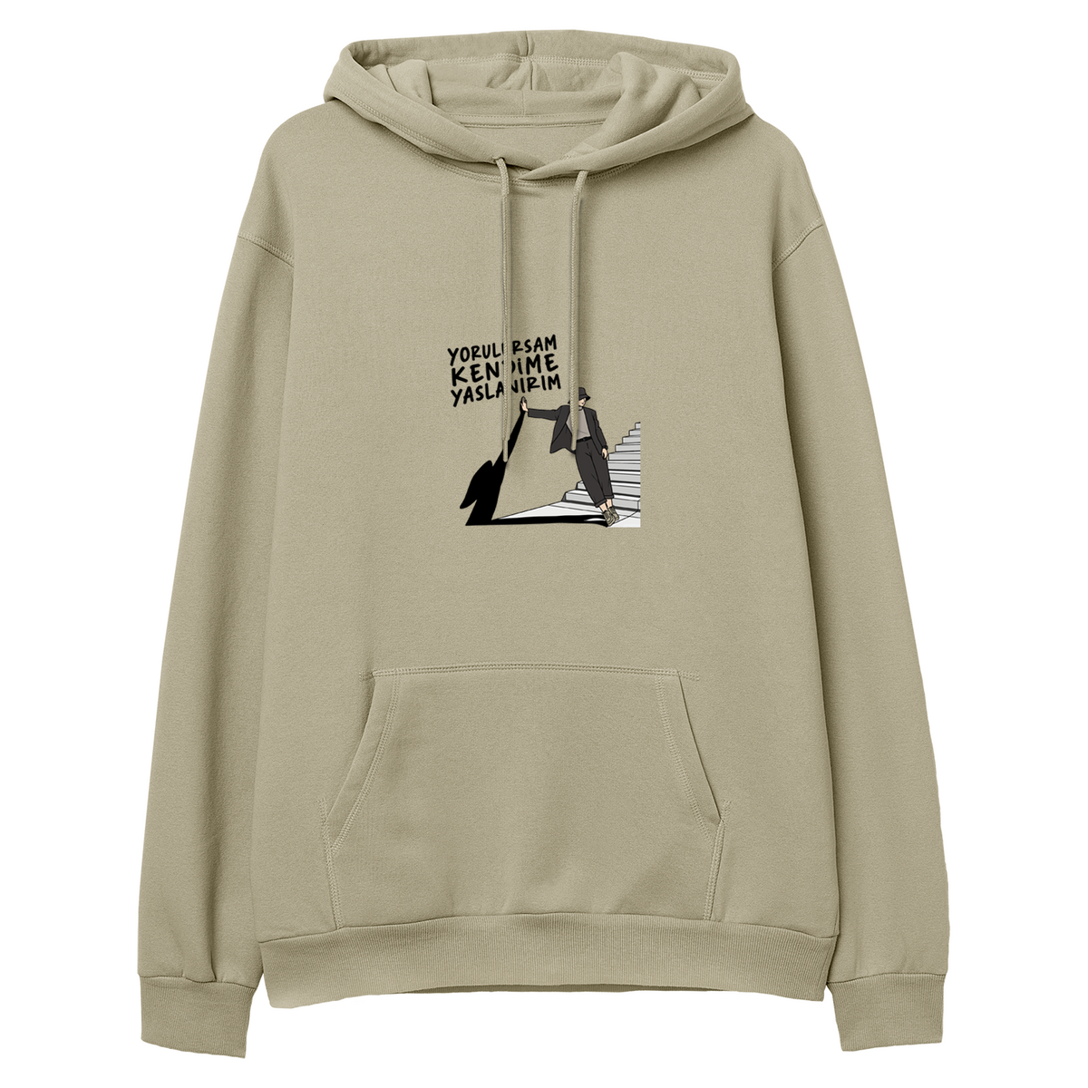 Yorulursam Kendime Yaslanırım - Regular Hoodie