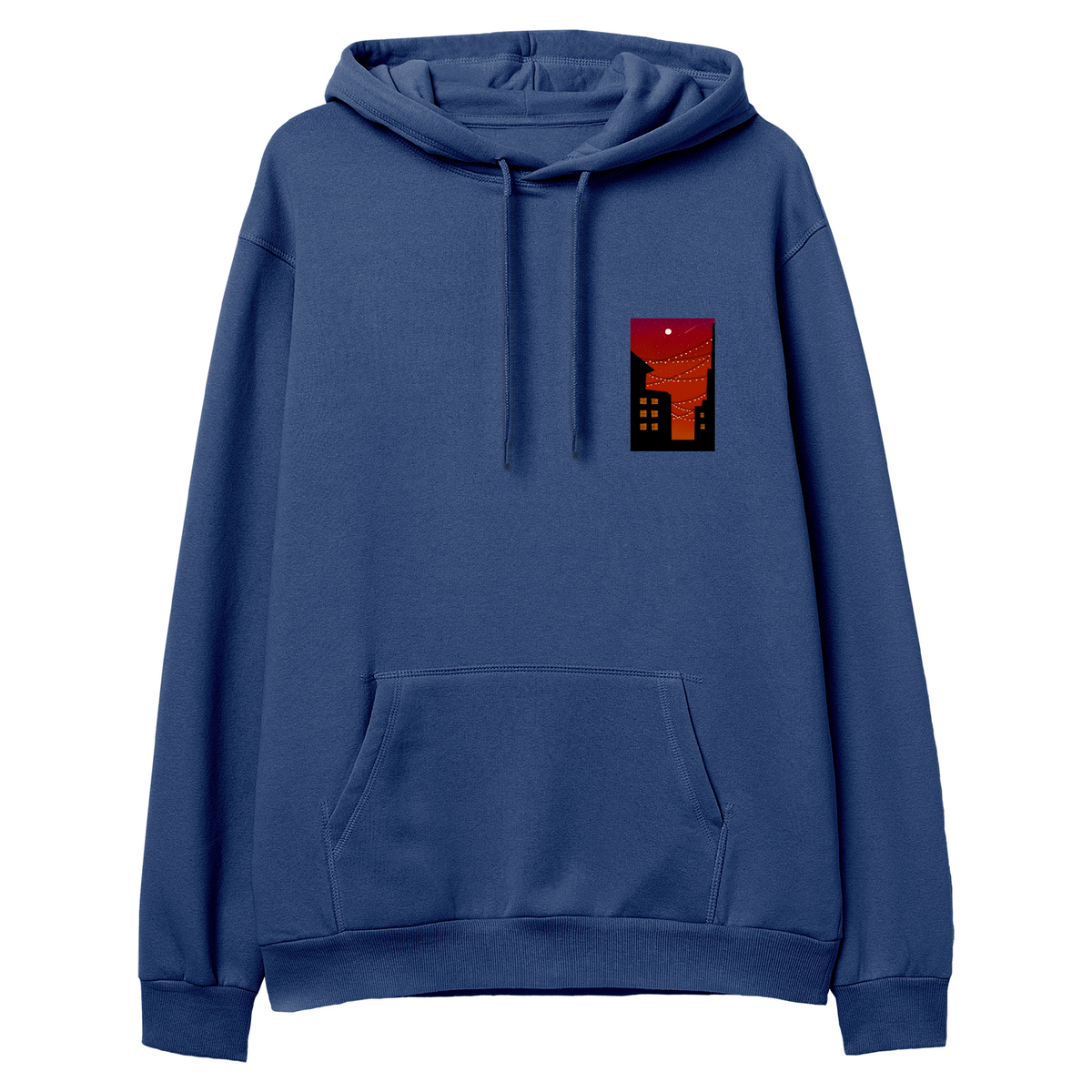 Crimson Lights - Regular Hoodie