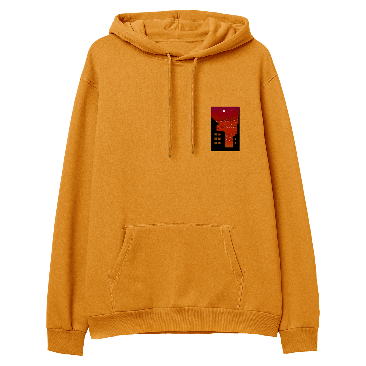 Crimson Lights - Regular Hoodie