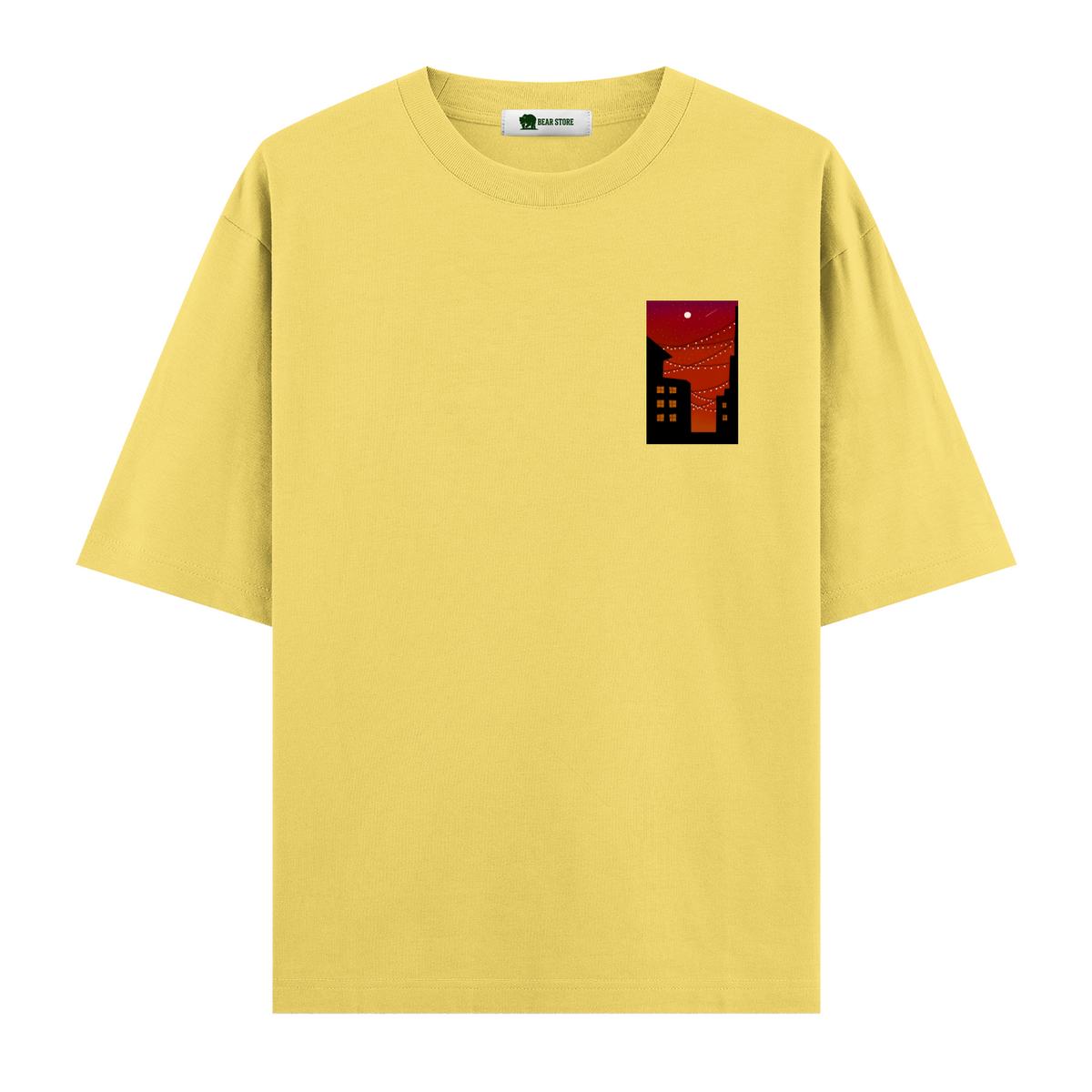 Crimson Lights - Oversize T-shirt