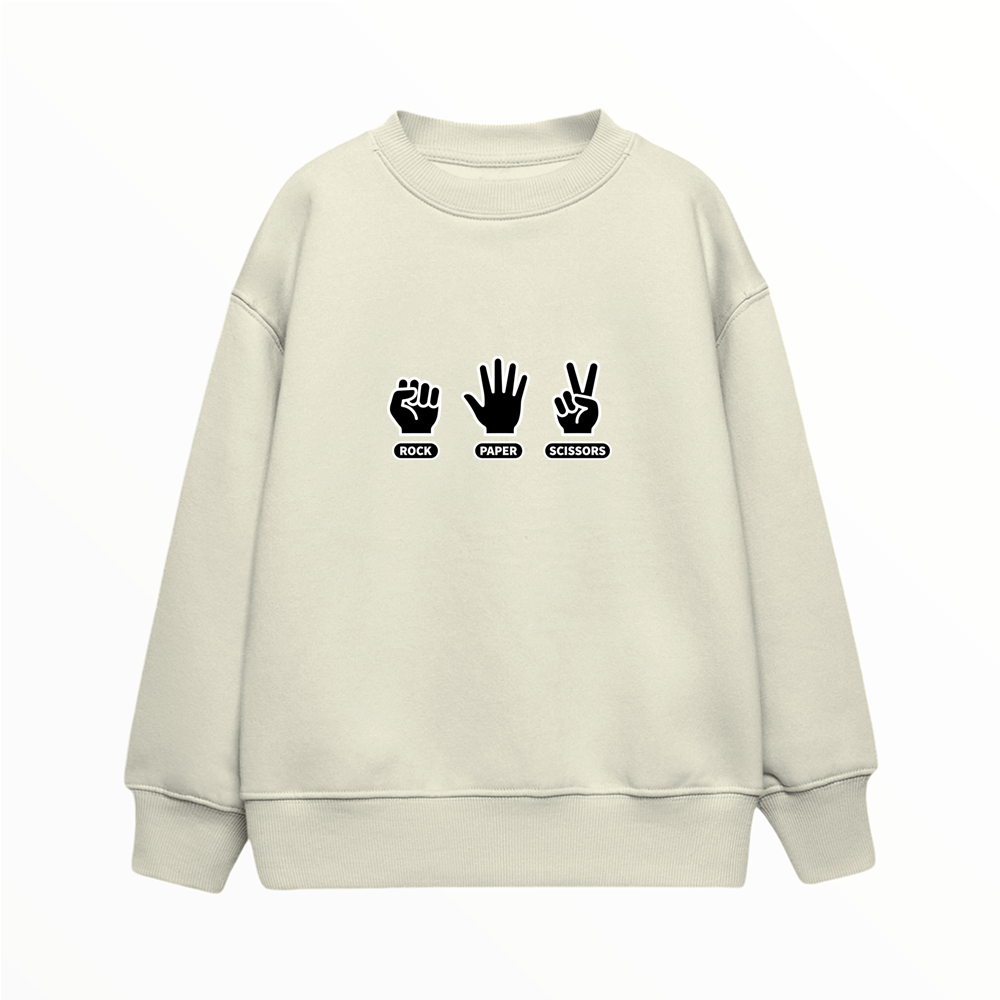 Rock Paper Scissors - Çocuk Sweatshirt