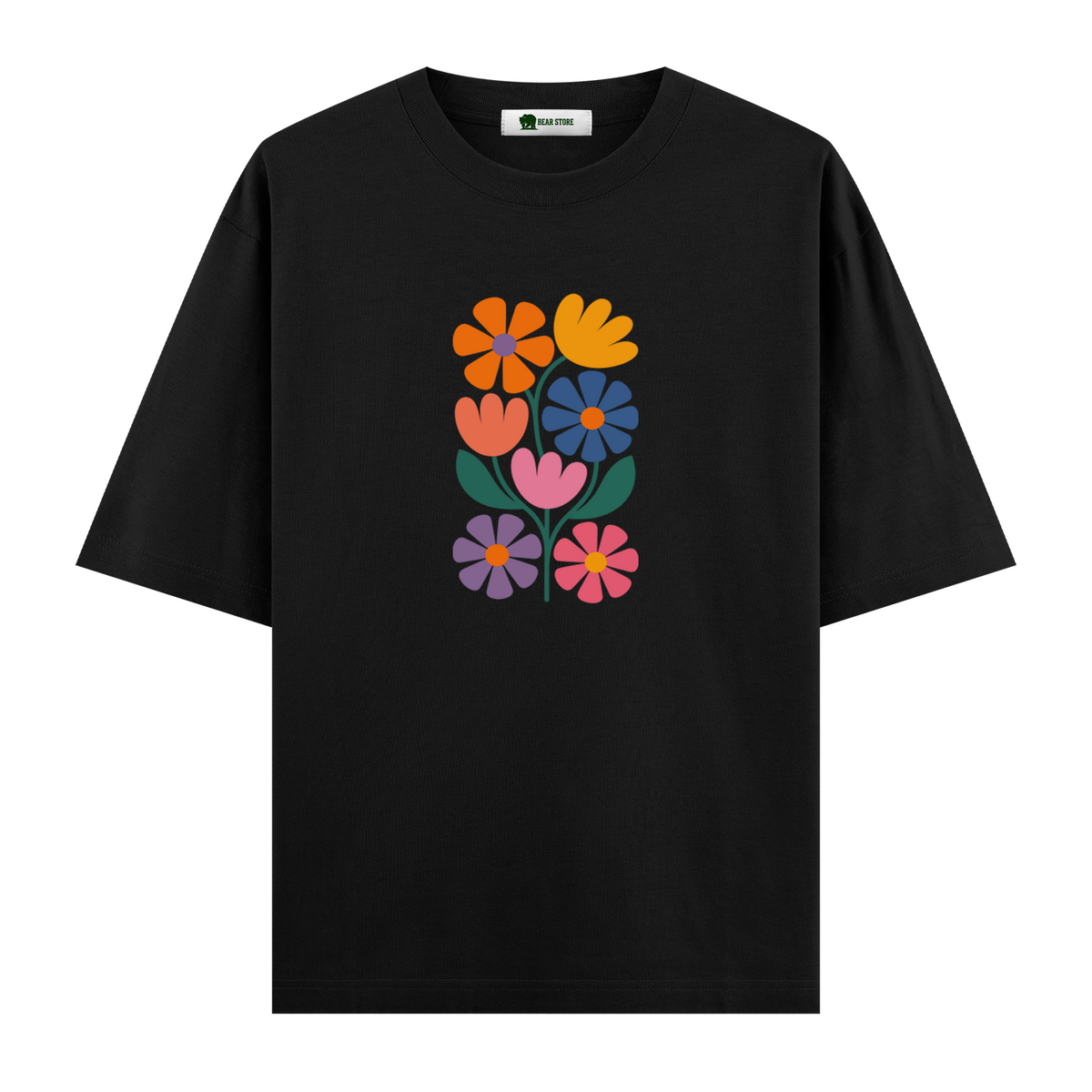 Flowers - Oversize T-shirt