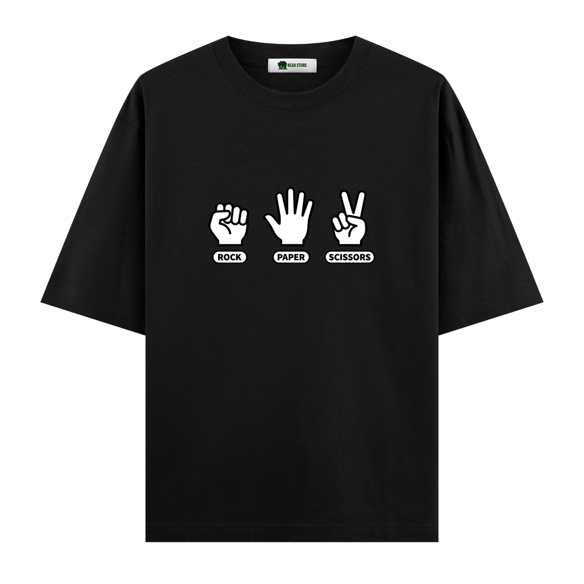 Rock Paper Scissors - Oversize T-shirt