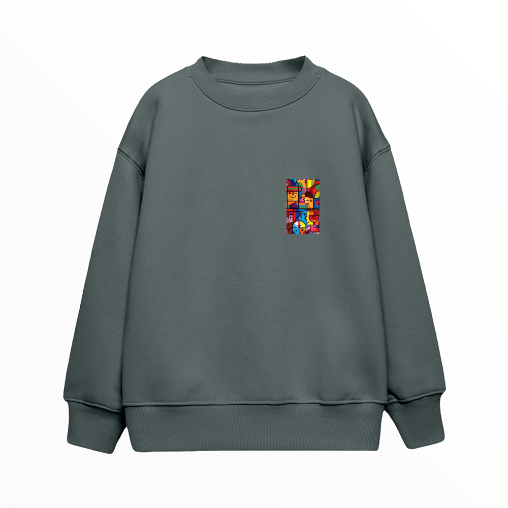 Cubist Society - Çocuk Sweatshirt