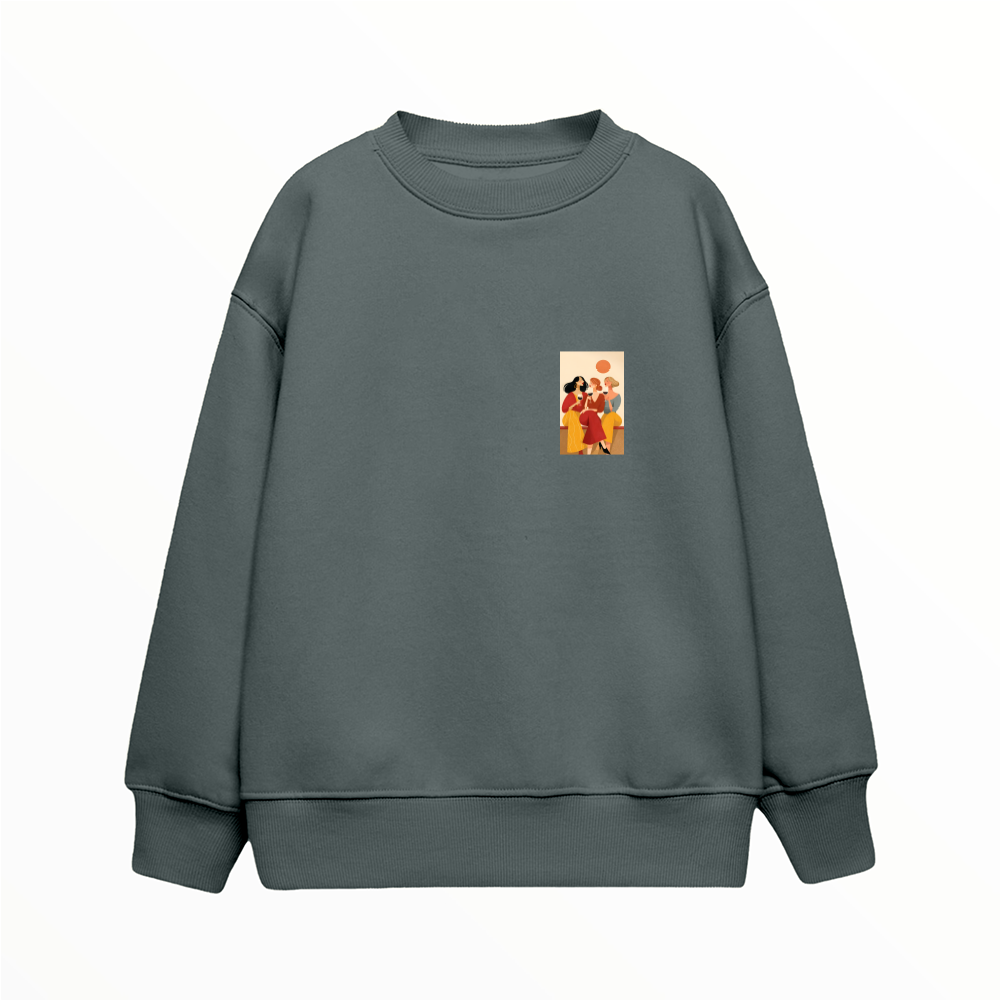 Wine O'Clock - Çocuk Sweatshirt