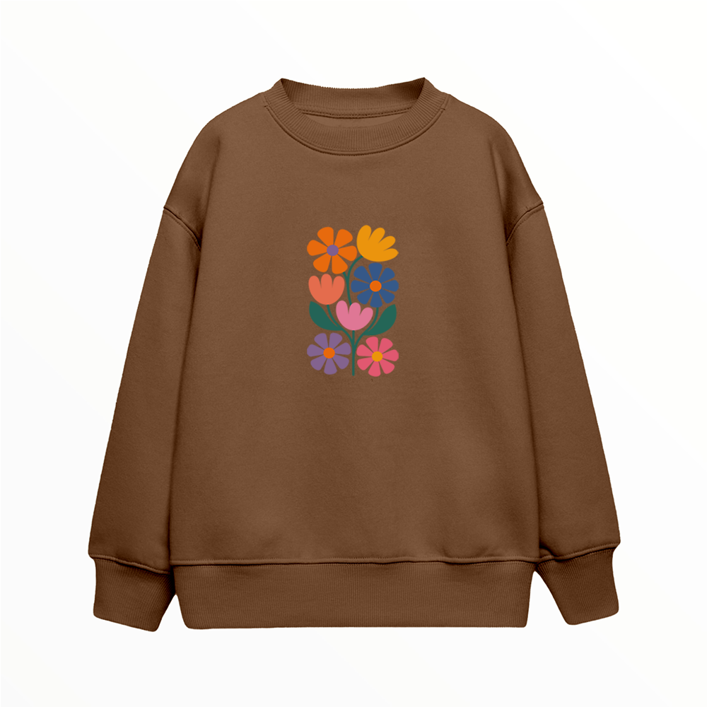 Flowers - Çocuk Sweatshirt